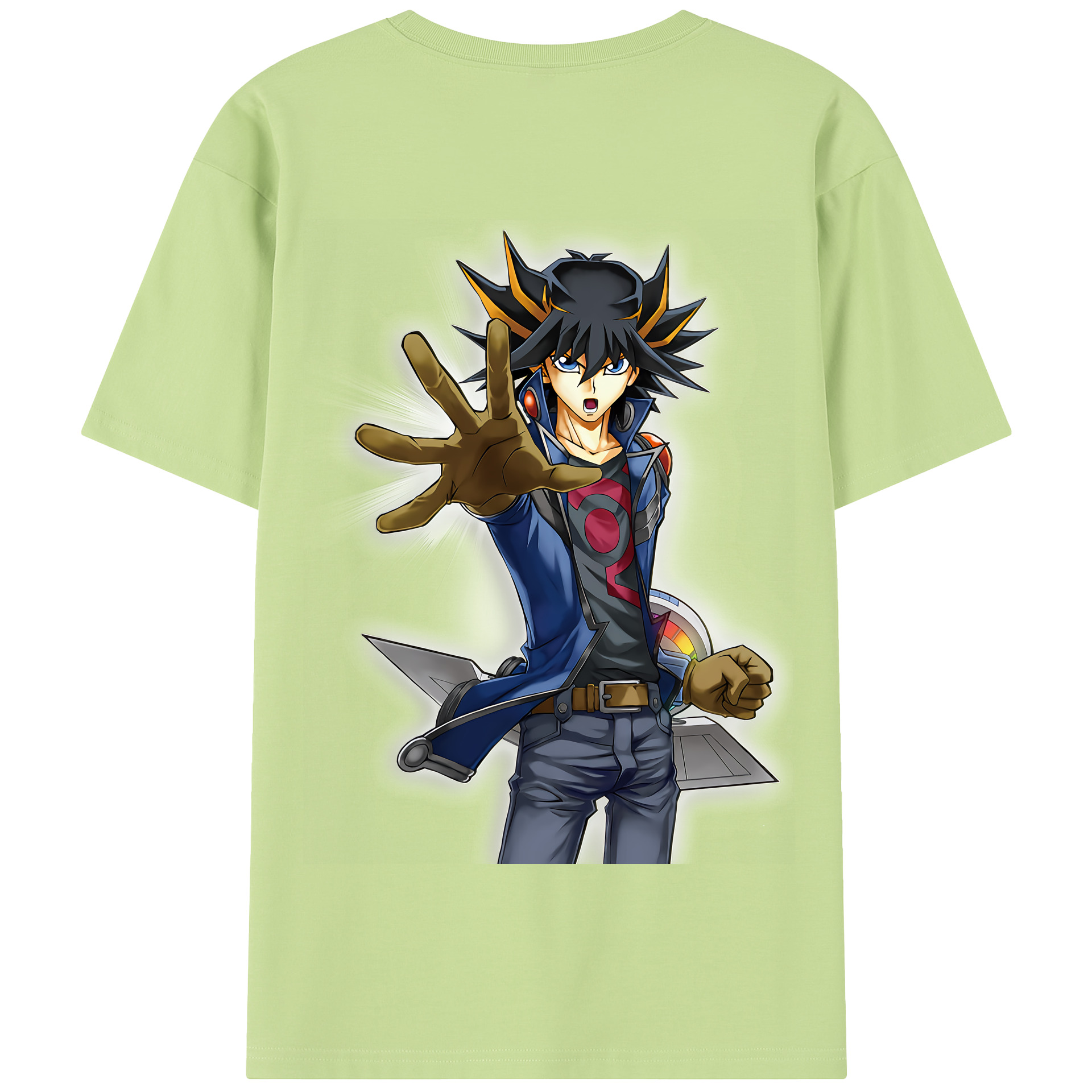 （画像用） 遊☆戯☆王 Yu-Gi-Oh! 綿100％半袖Tシャツ（背面プリント）